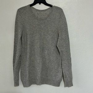 Calvin Klein Cashmere Woman’s Sweater, Gray Color, Size L,Tags have been removed